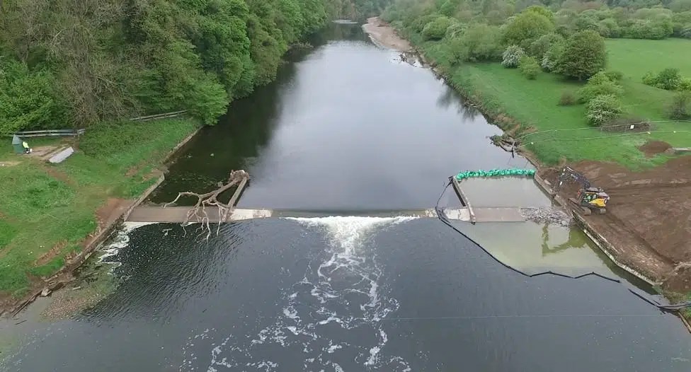 WEIR REMOVAL WORK BEGINS AS £1.45M PROGRAMME OF 10 RIBBLE RESTORATION