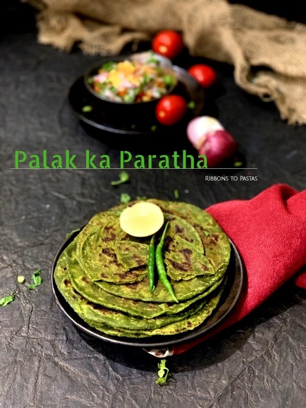 Palak ka Paratha Ribbons to Pastas