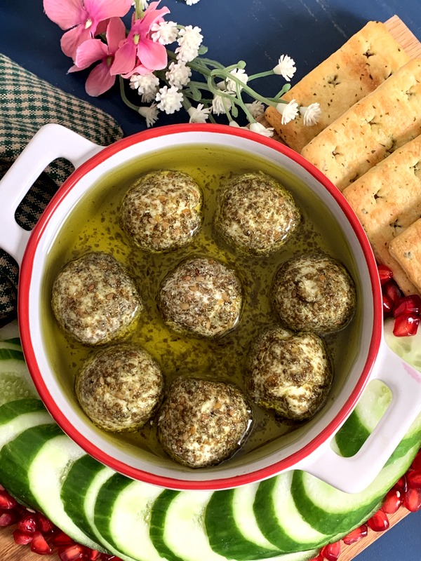 Yoghurt Cheese Balls Labneh Balls Ribbons to Pastas