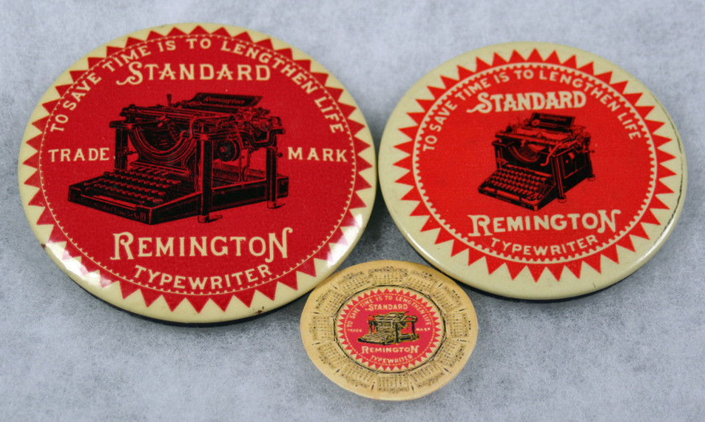 Remington Typewriter Co. 3 Pocket Mirrors Ribbon Tin Virtual Museum