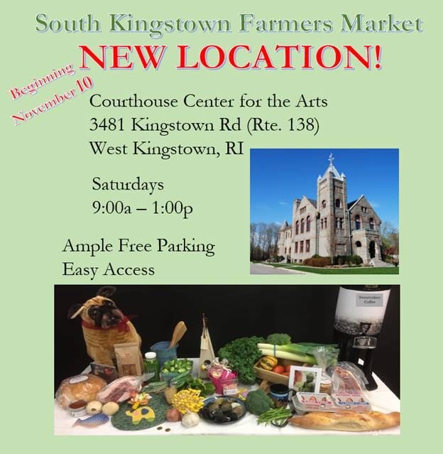 South Kingstown Indoor Farmers Market has an Awesome New Location