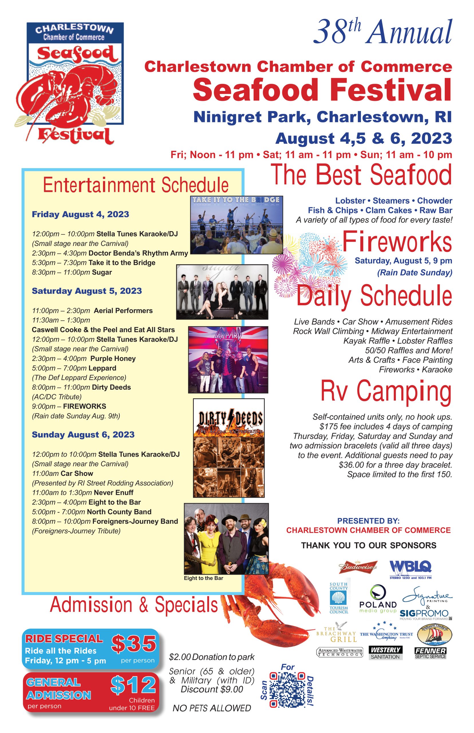 38th Annual Charlestown Seafood Festival Things To Do In Rhode Island