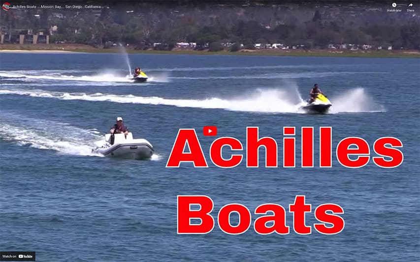 Achilles Small Rigid Inflatable Boats San Diego RIBs ONLY
