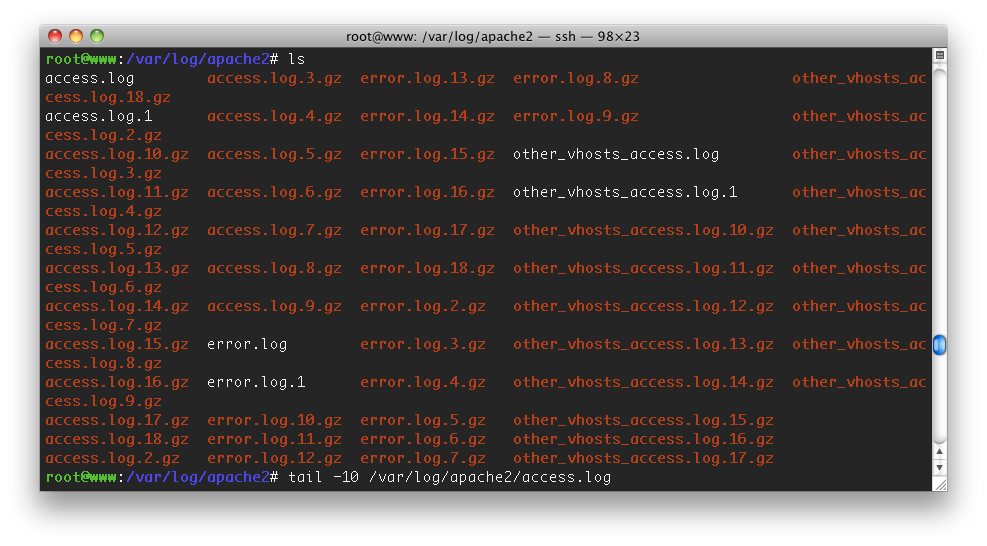 How to remove Apache logs & errors Ricard Torres Code