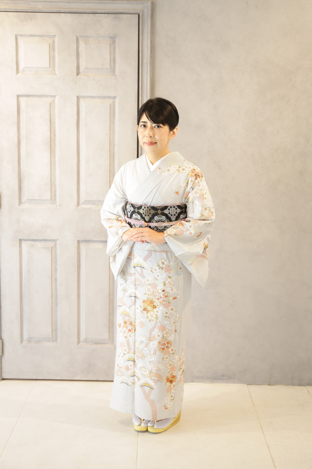 ＜レンタルきもの＞結婚式 訪問着 きもの六花（ricca） 大阪市北区中崎町 和裁・着付け