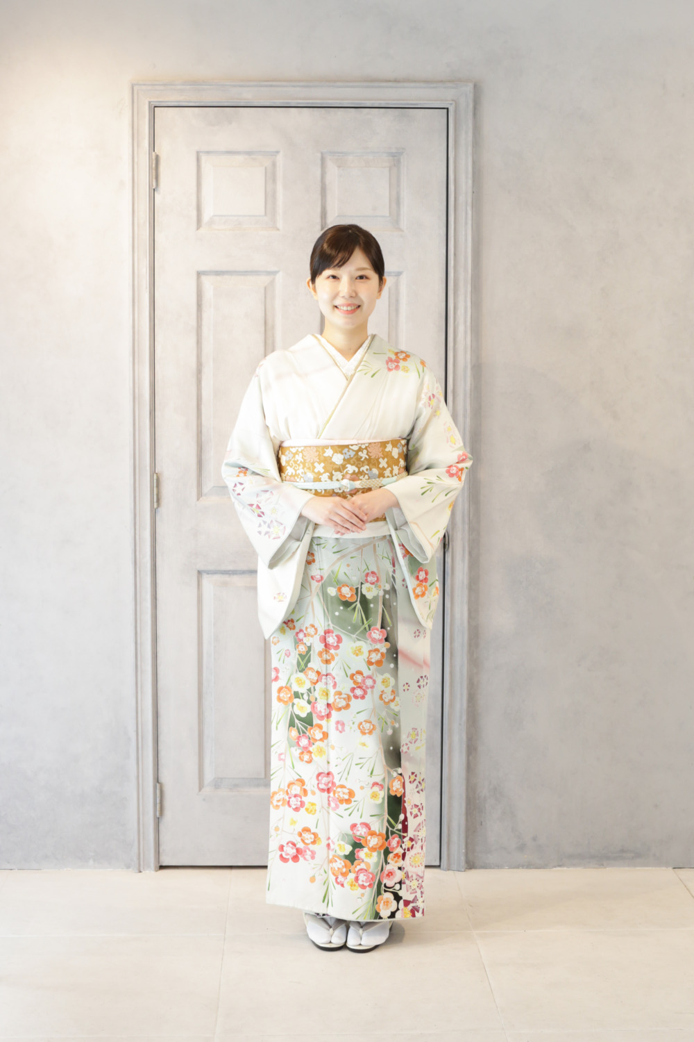 ＜レンタルきもの・撮影＞結婚式 訪問着 きもの六花（ricca） 大阪市北区中崎町 和裁・着付け