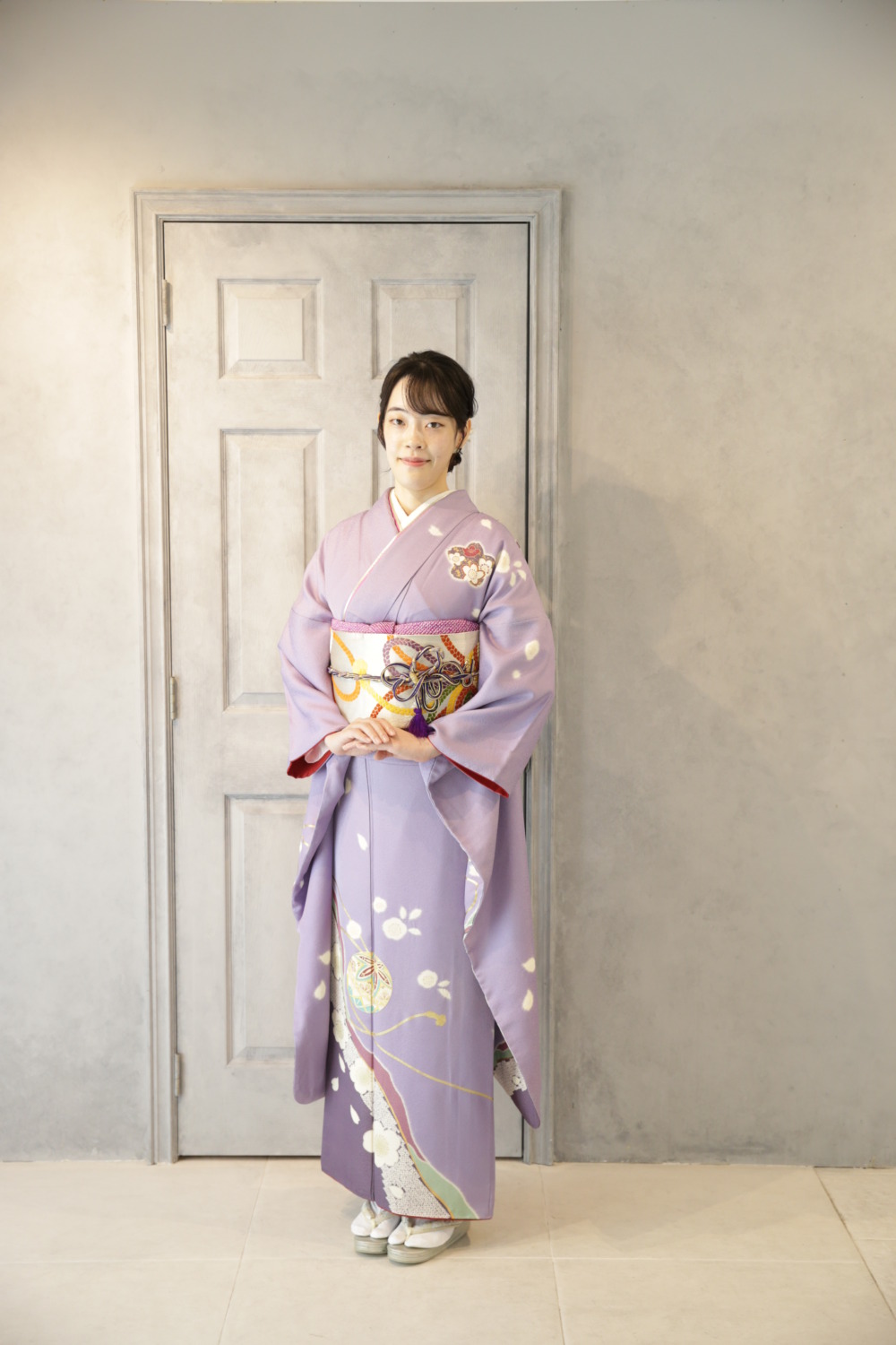 ＜レンタルきもの＞両家顔合わせ 振袖 きもの六花（ricca） 大阪市北区中崎町 和裁・着付け