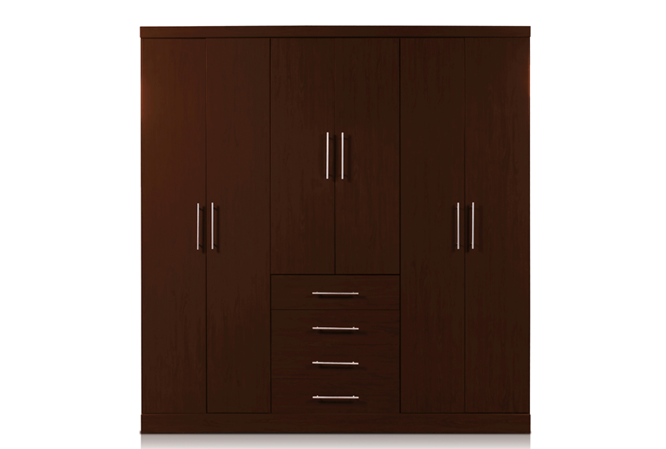 Placard 6 Puertas - 4 Cajones - Ricchezze
