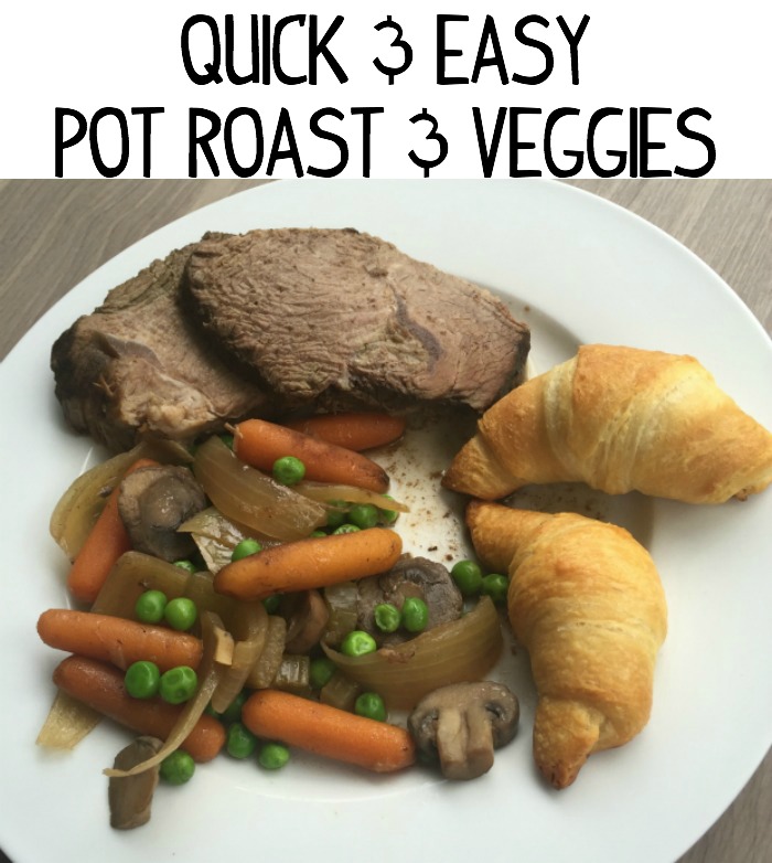 Quick & Easy Pot Roast & Veggies {recipe} ricci alexis