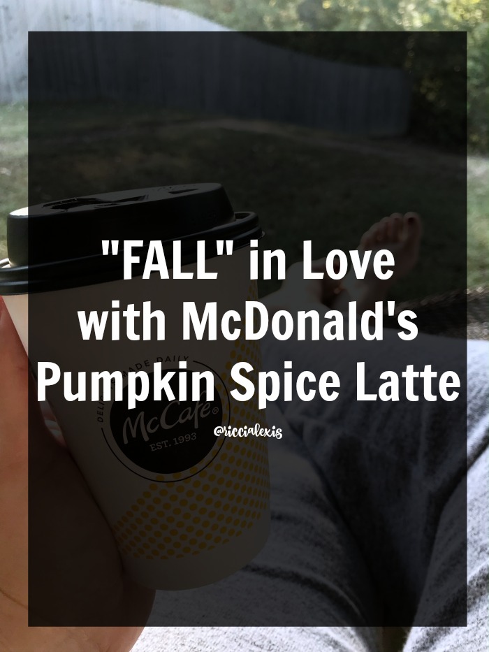 "FALL" in Love with McDonald's Pumpkin Spice Latte