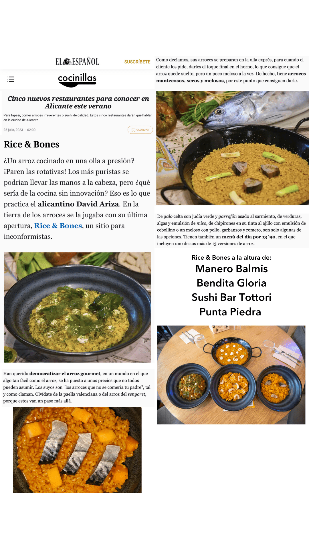 Prensa Rice&Bones Rice Bar