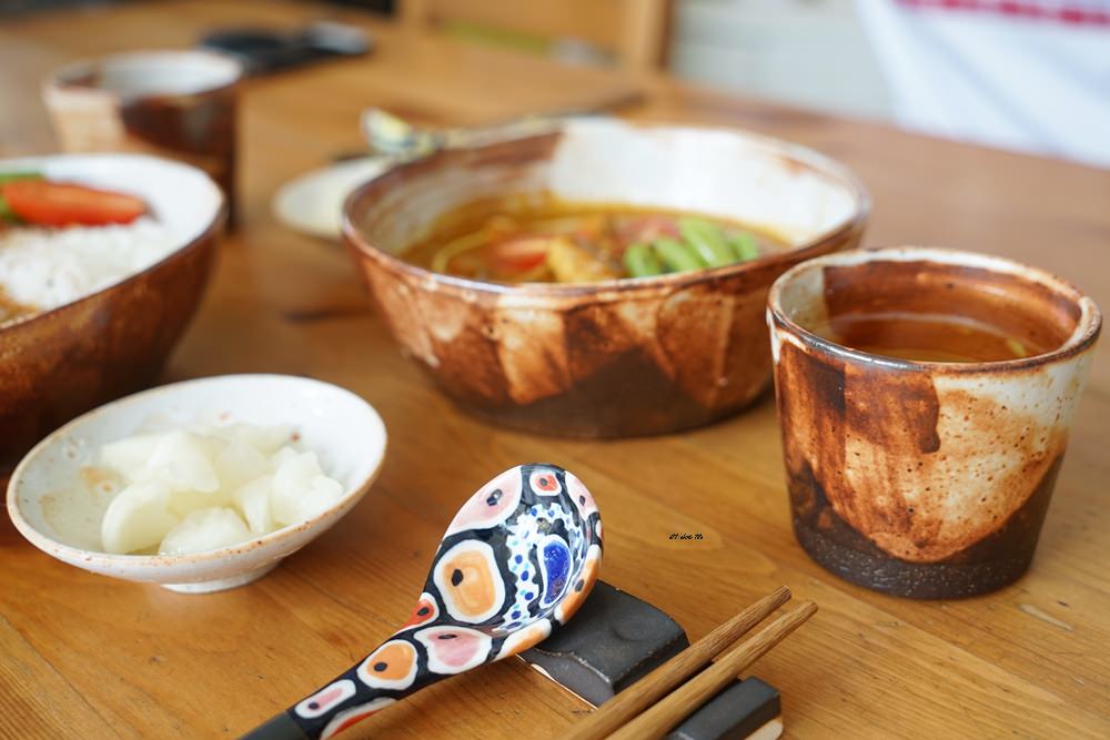 埔里 陶來福陶藝工作室 咖哩飯快閃計畫 用美到冒泡的志野釉餐具吃美食