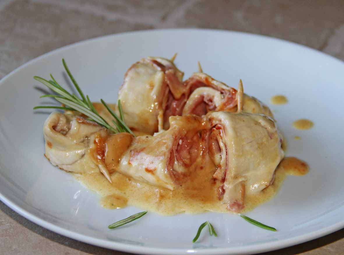 Involtini di Pollo con Prosciutto e Formaggio Ricette