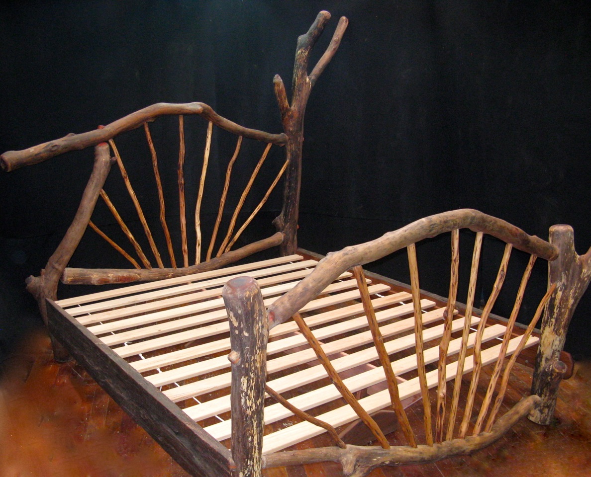 King Grey Iron Bark bed Richard Knight Woodworks