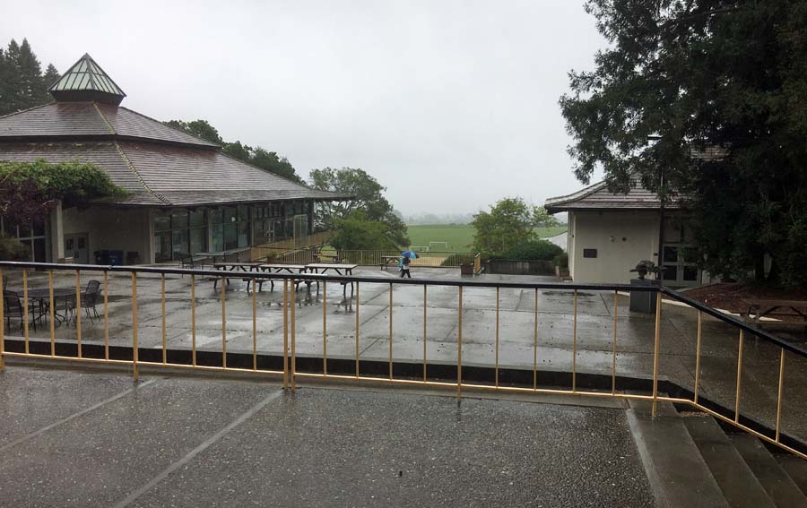 The Cowell College, UCSC Courtyard