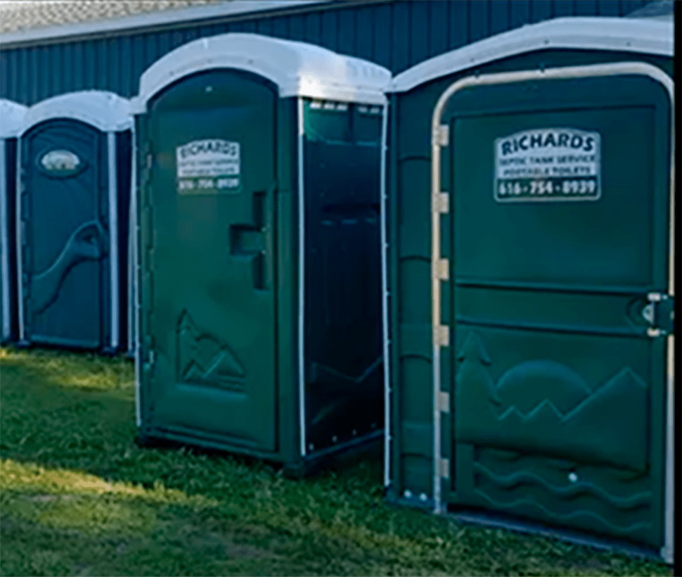 Portable Restroom Rental Richards Excavating