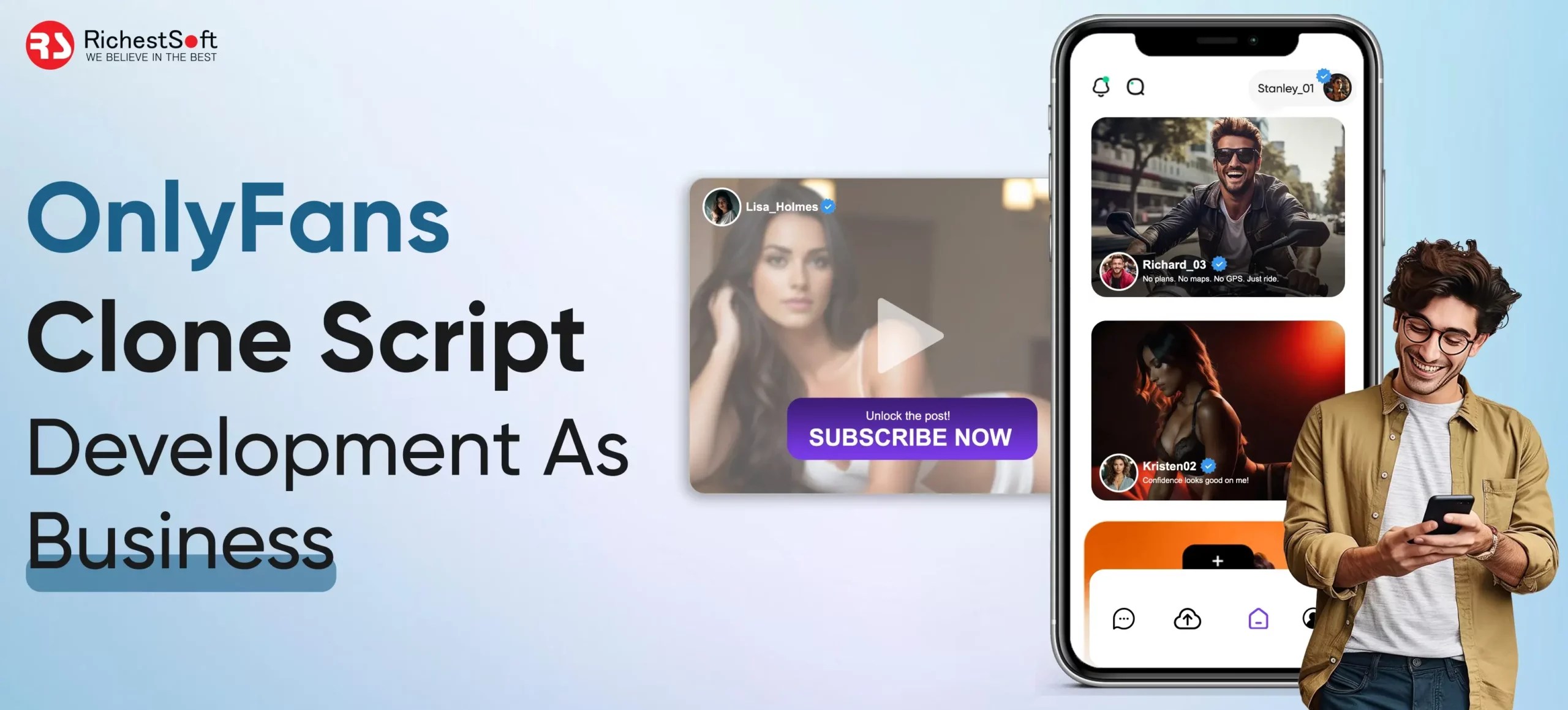 OnlyFans Clone Script Development As Business | OnlyFans Clone Script