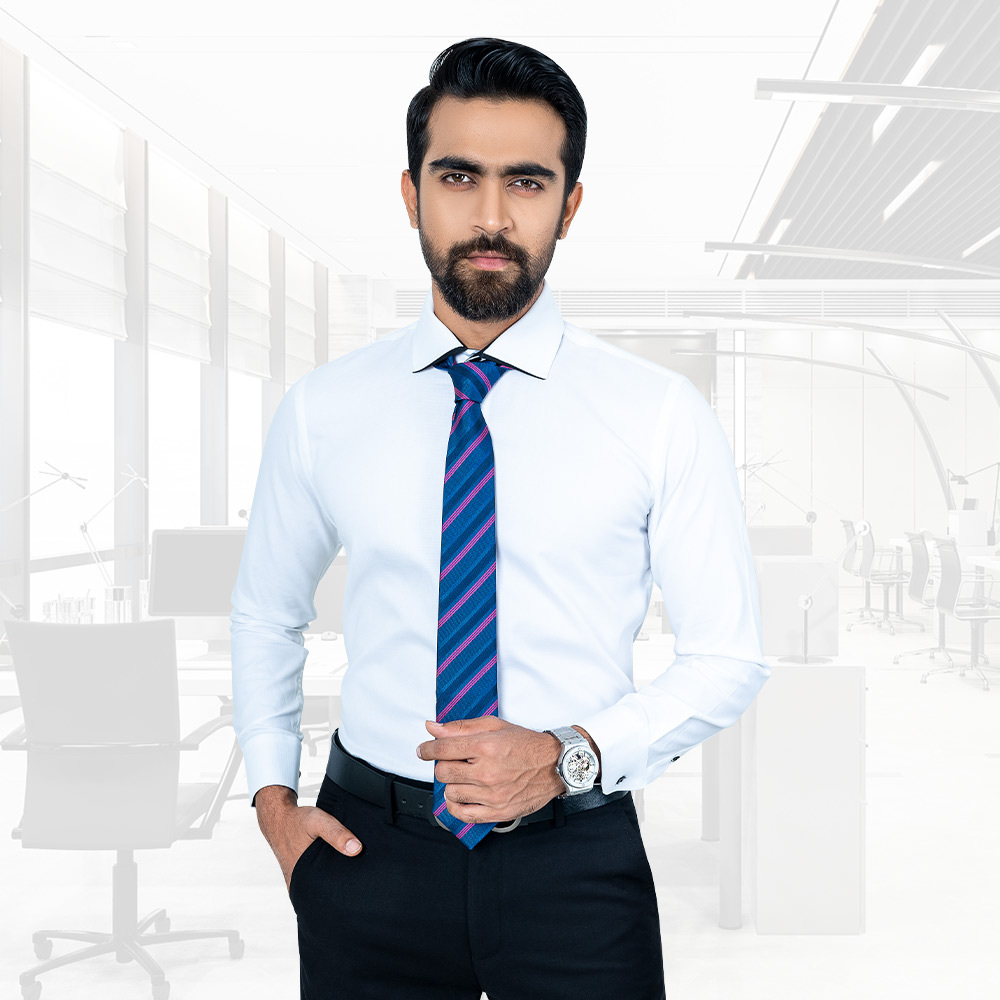 Premium White Formal Shirt by RICHMAN RichMan BD