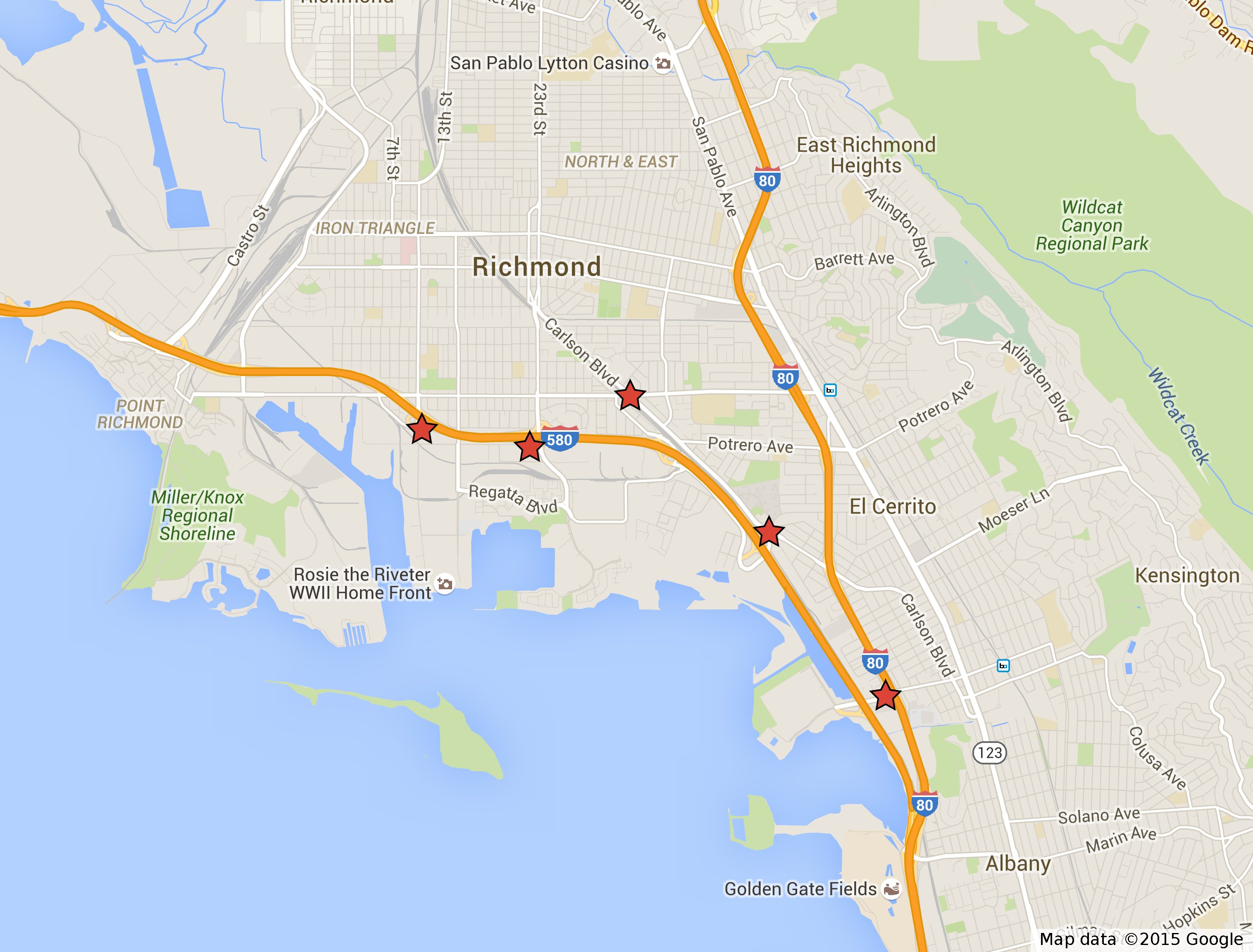Map Gallery Richmond, CA Official site