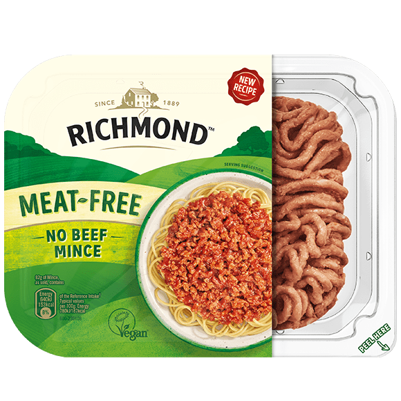 Meat Free No Beef Mince Richmond Sausages