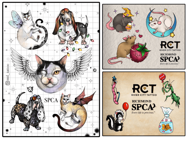 Flash Fundraiser with River City Tattoo Richmond SPCA