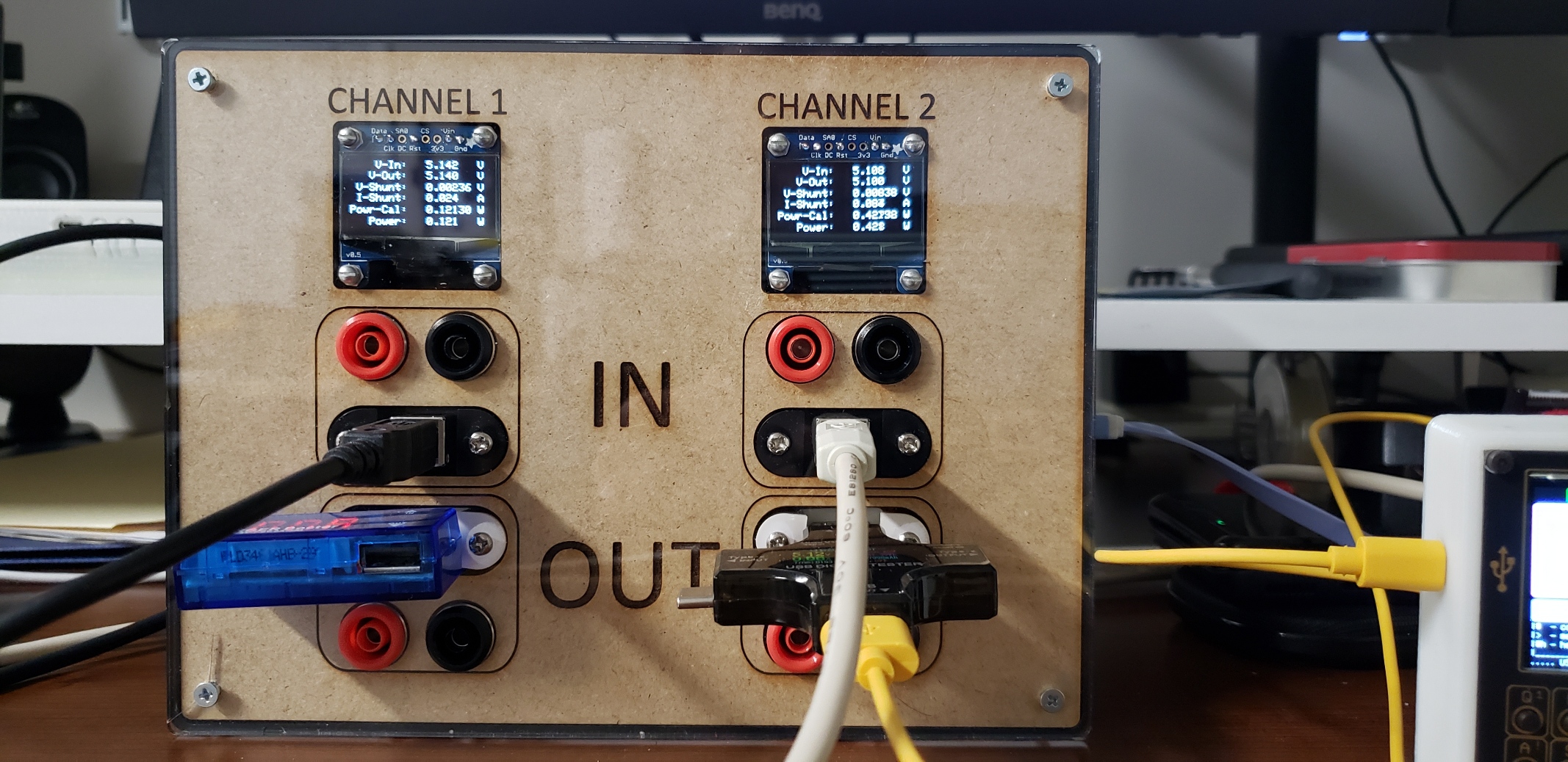 VoltsAmpsLogger Dual Channel Voltage and Current Monitor