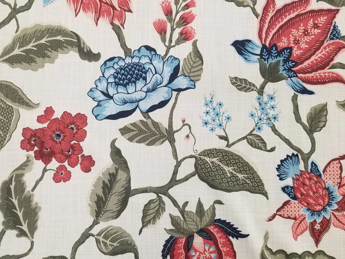 Wadsworth Jewel Floral Home Decor Fabric Rich Tex