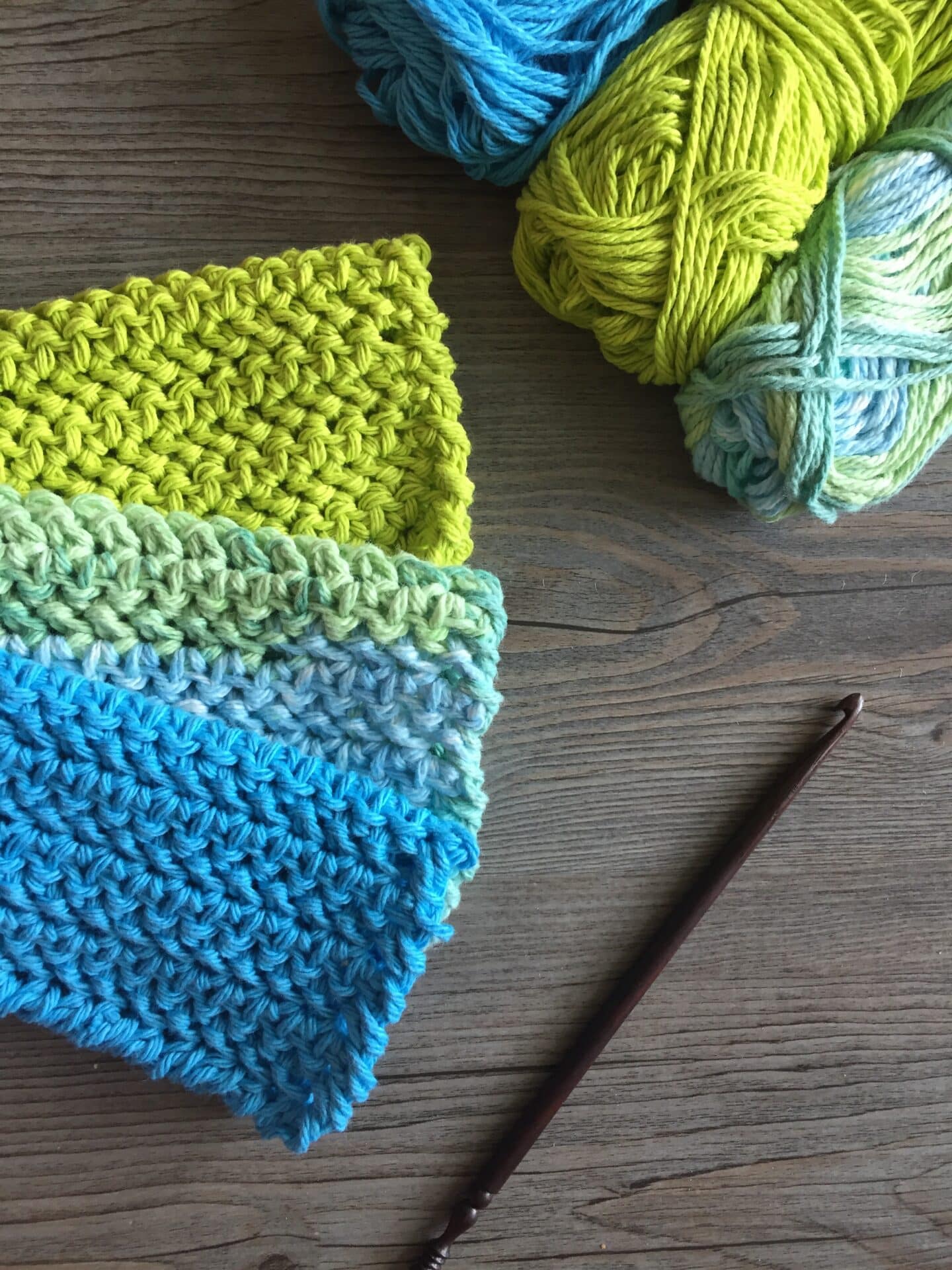 Easy Herringbone Dishcloth Free Crochet Pattern Rich Textures Crochet