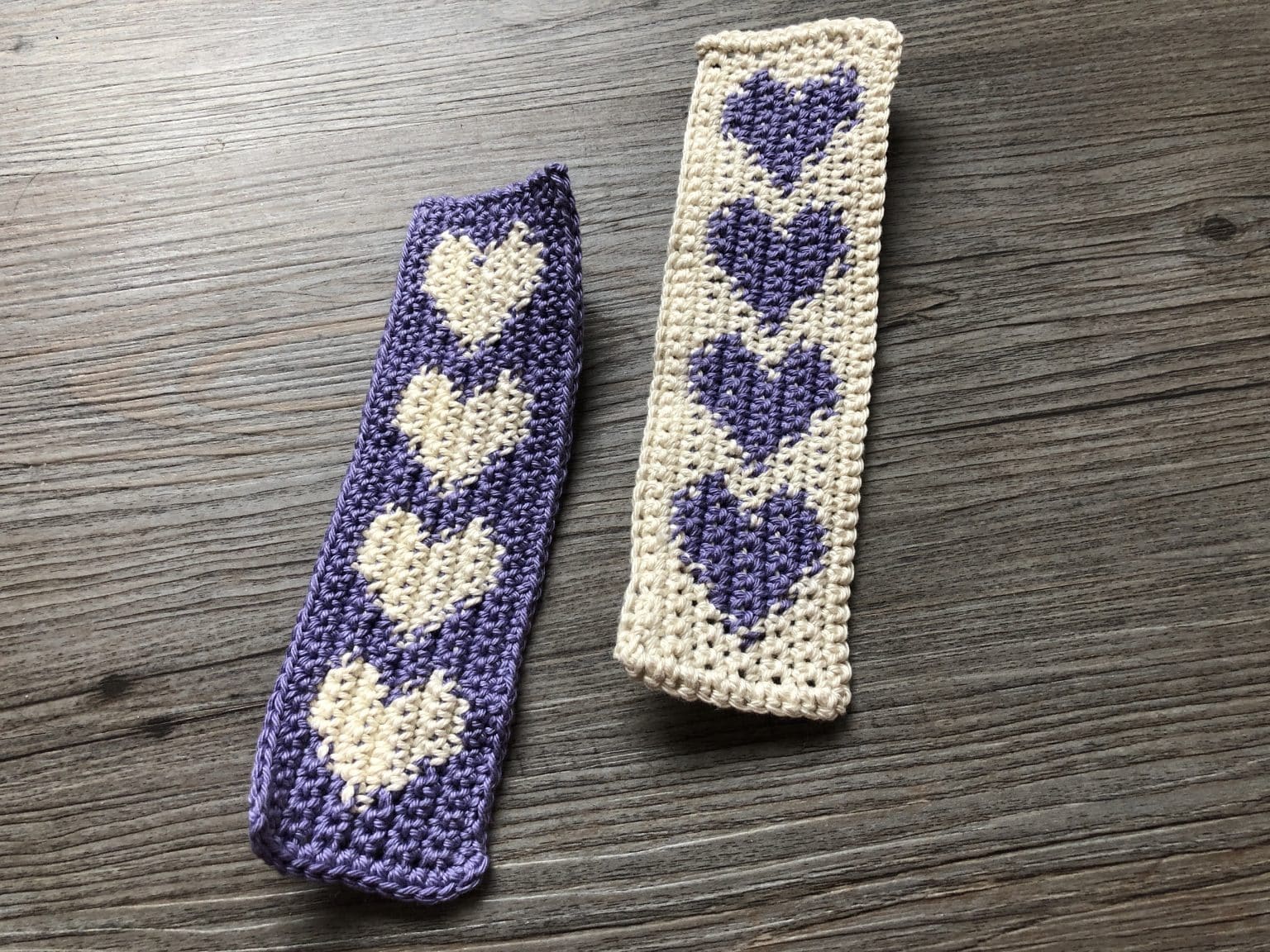 Little Hearts Bookmark Free Crochet Pattern Rich Textures Crochet