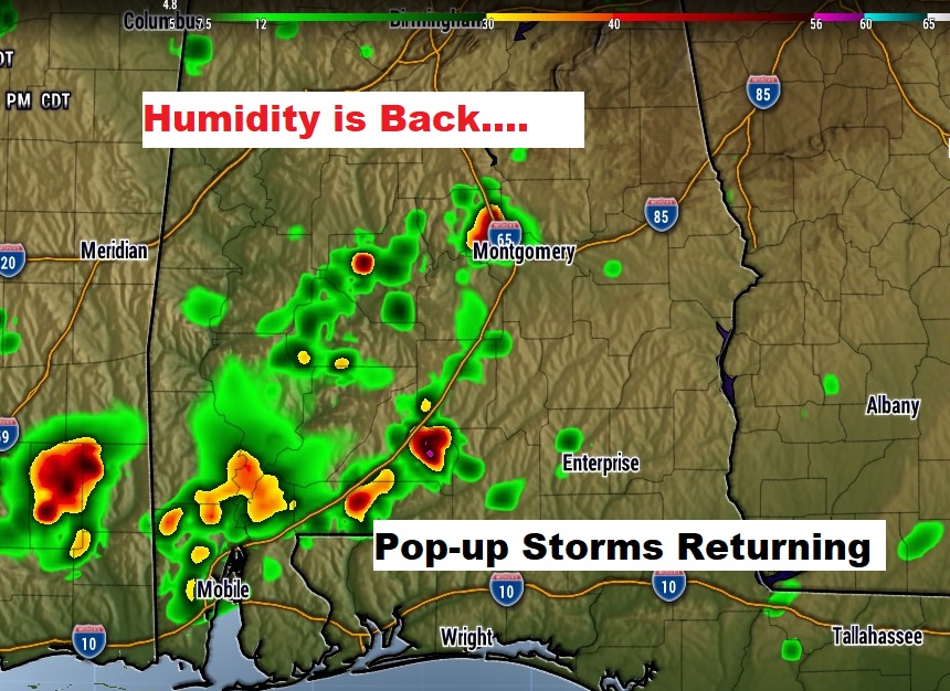 SUNDAY UPDATE Summer Humidity Back Storms Returning This Week Rich