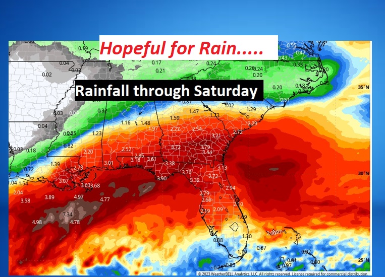 TUESDAY Update Warmer Today Rain Prospects Improving Rich Thomas