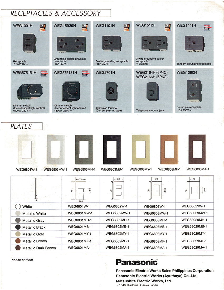 PANASONIC RICHWORLD Electrical & Industrial Corp.