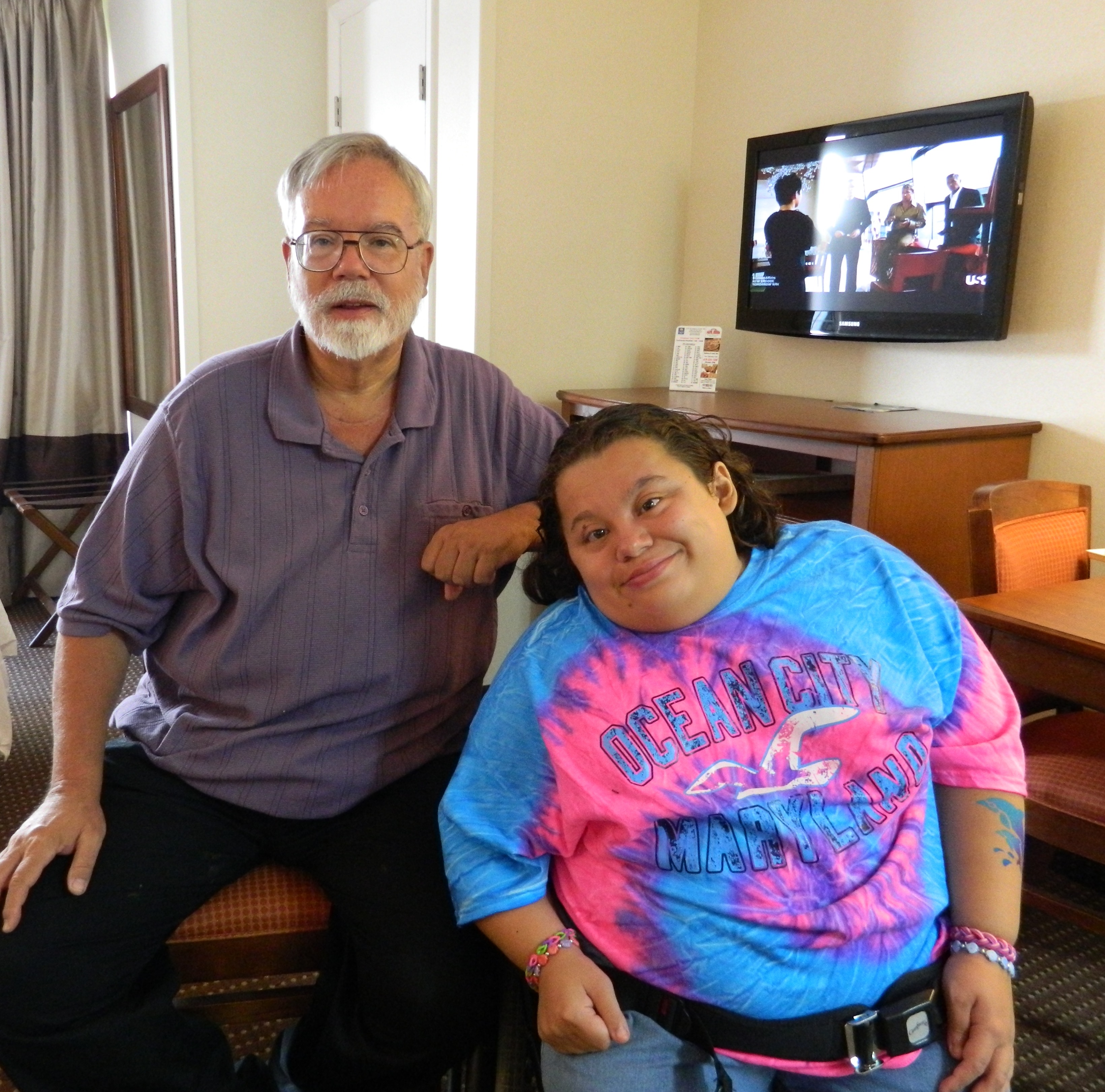 Rick Hopper with daughter Kristin Hopper Rick Hopper