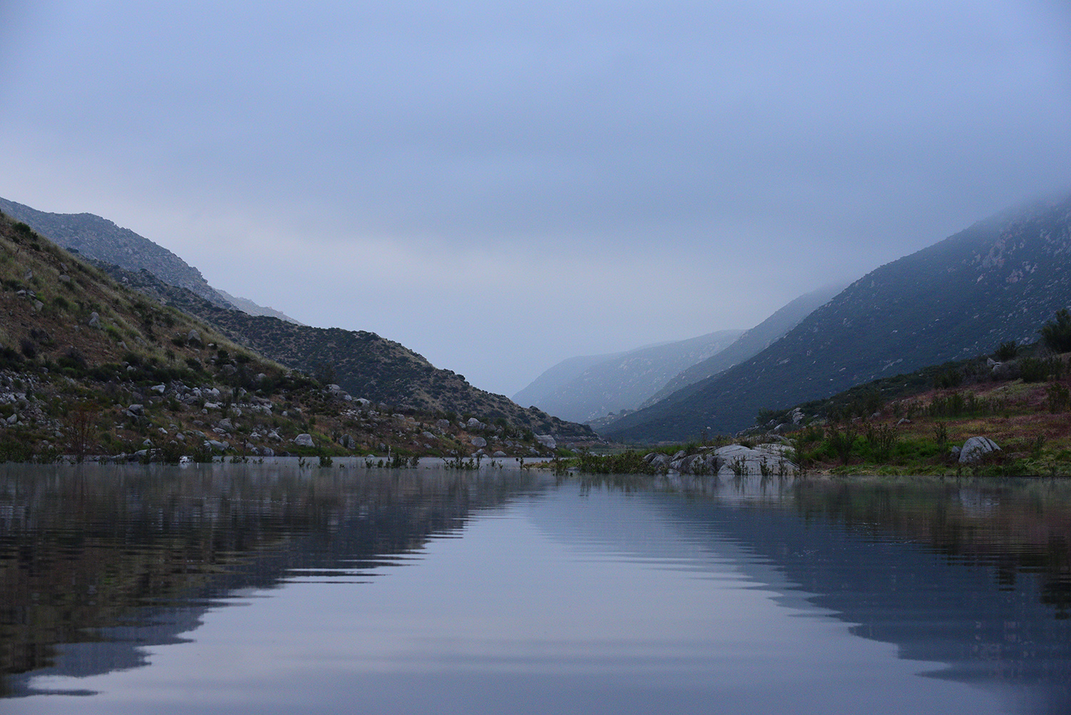 Morning Glow on Barrett Lake, CA Rick McNary