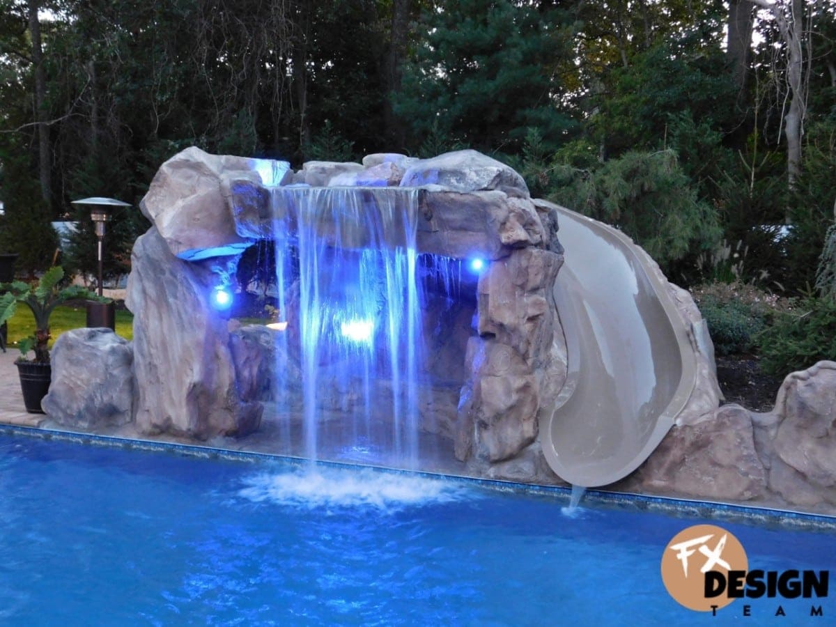 RicoRock Custom Artificial Rock Cave with Boulders & Lighting