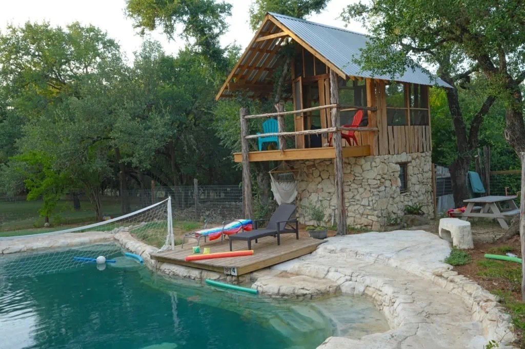 Treehouse with Pool Cave The Ultimate Pool Idea for Backyards