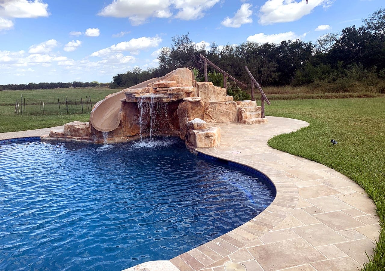 RicoRock Component Grotto Kit, Fiberglass Slide Enclosure & Stairs