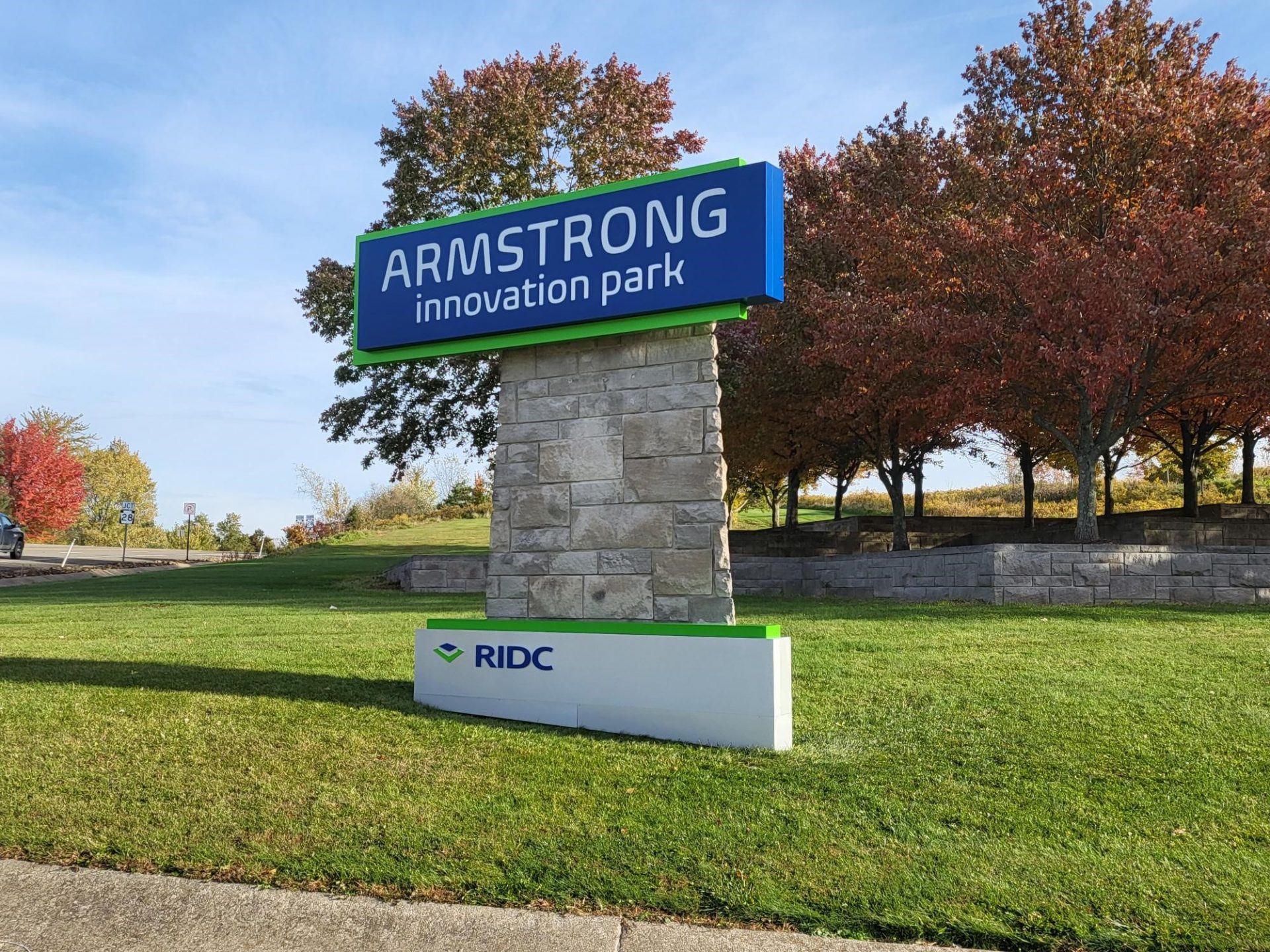 Armstrong Innovation Park Gets New Sign, Marking New Beginning RIDC