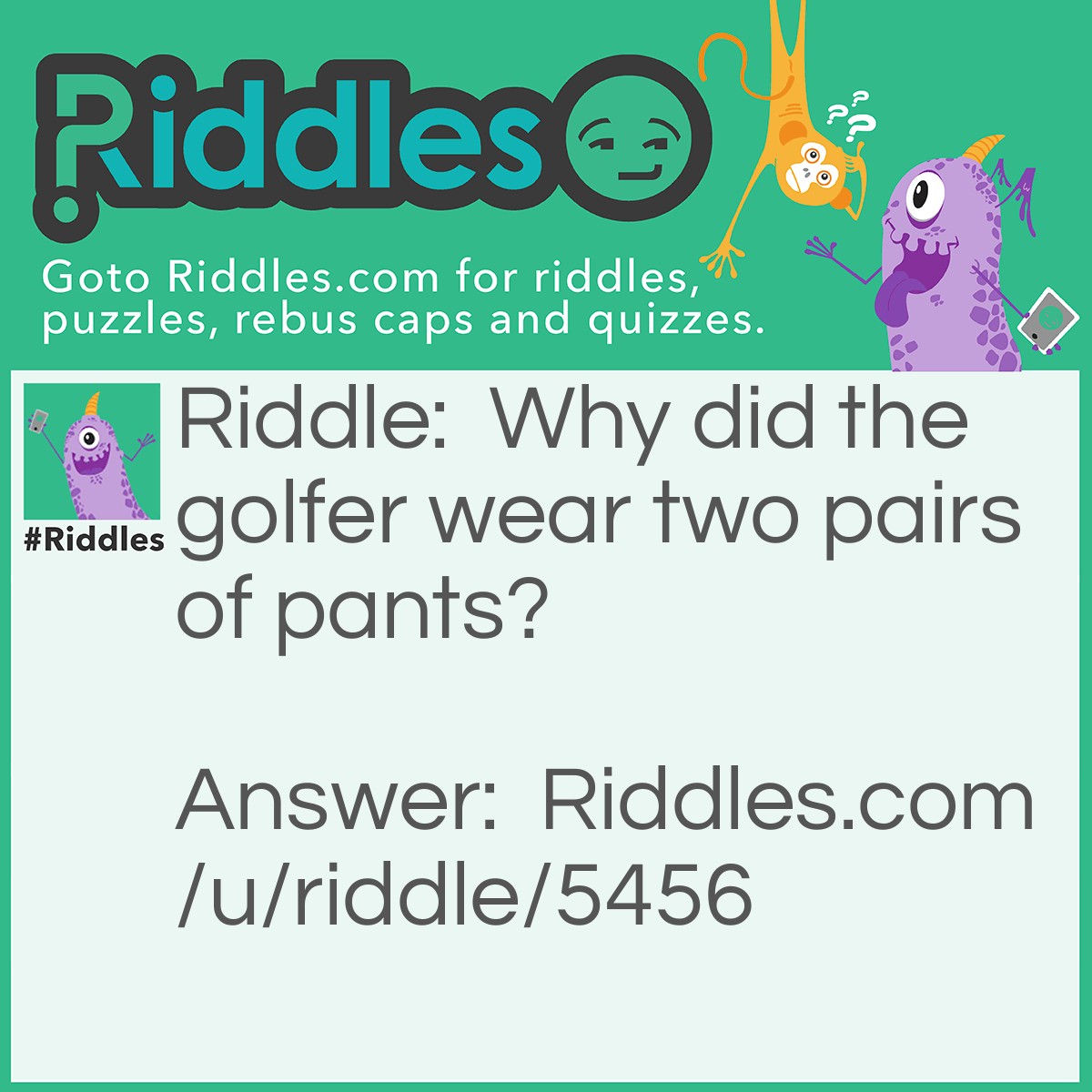Golf Riddle And Answer