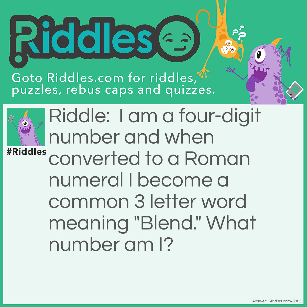 A Roman Blend. Riddle And Answer