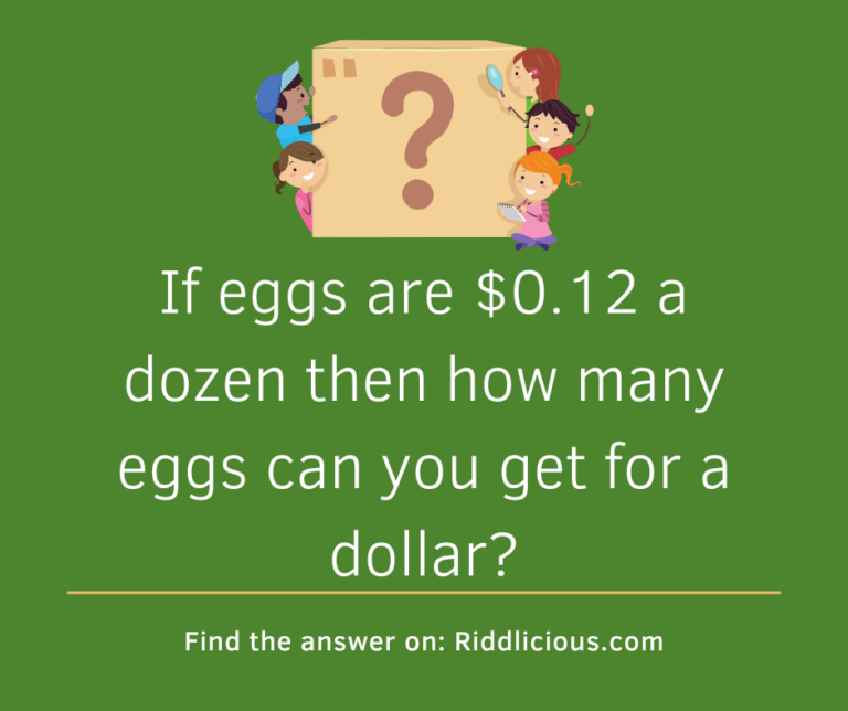 If eggs are $0.12 a dozen then how many eggs can you get for a dollar?