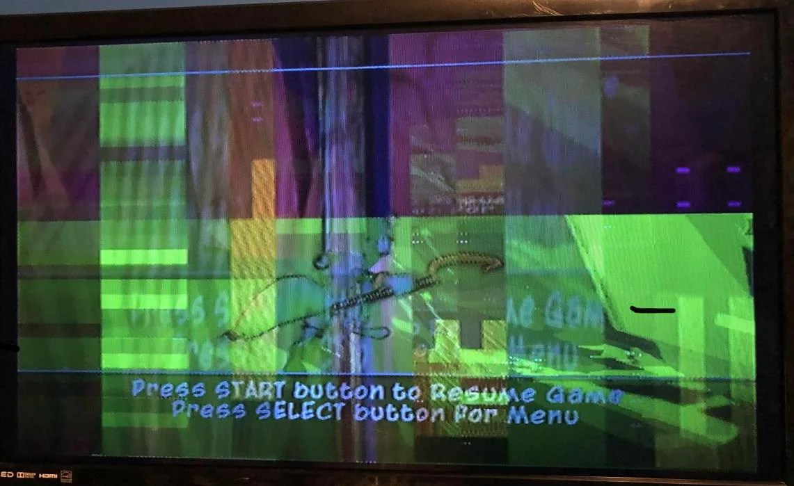 ps2 video output problem