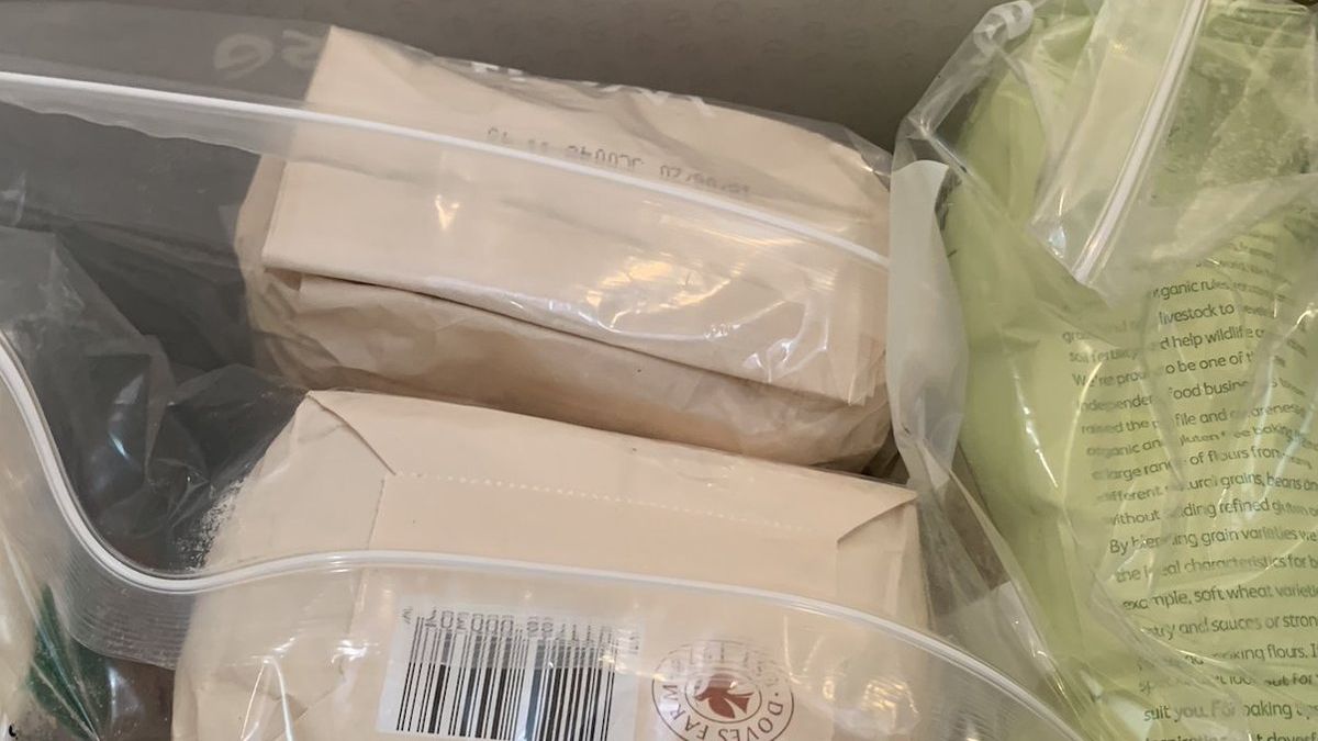 Can you store flour in plastic bags?