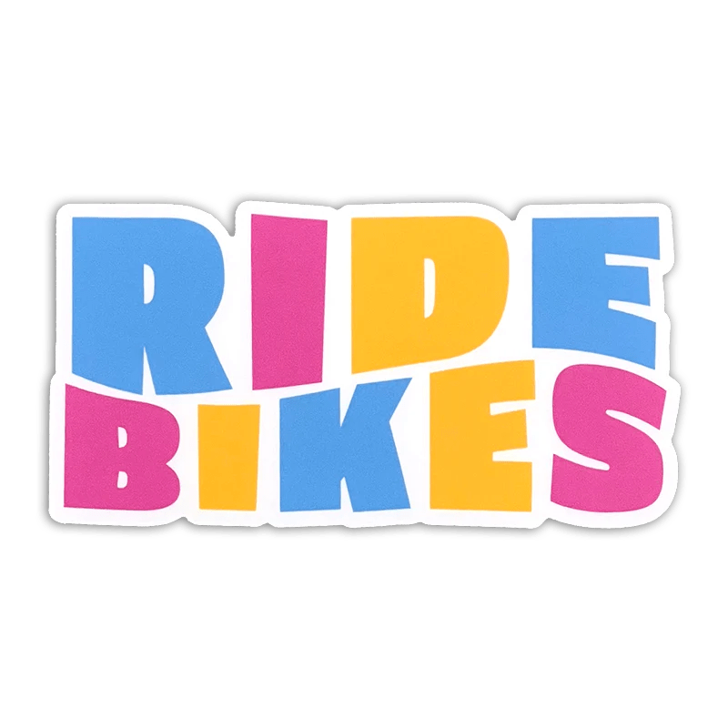 Sticker Pack Ride Bikes