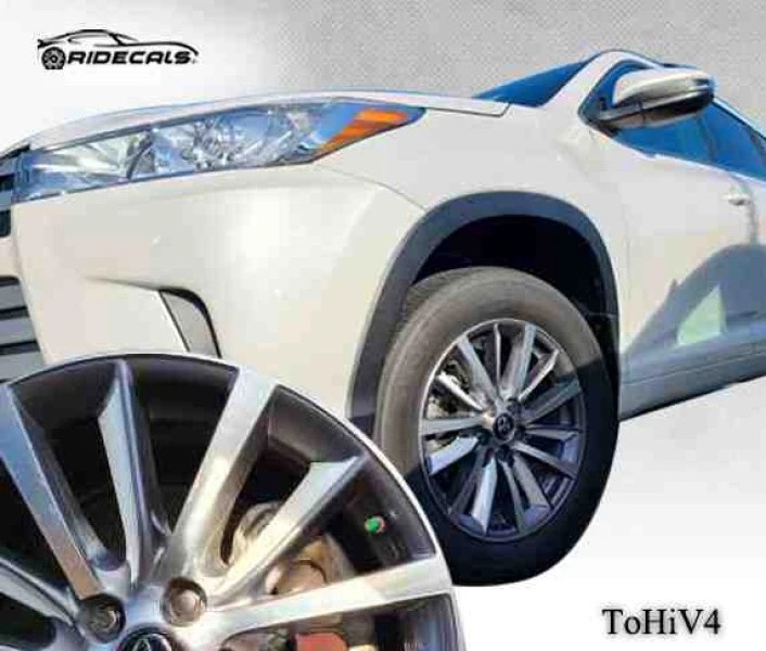 Toyota Highlander 18" rim decals ToHiV4 Ridecals