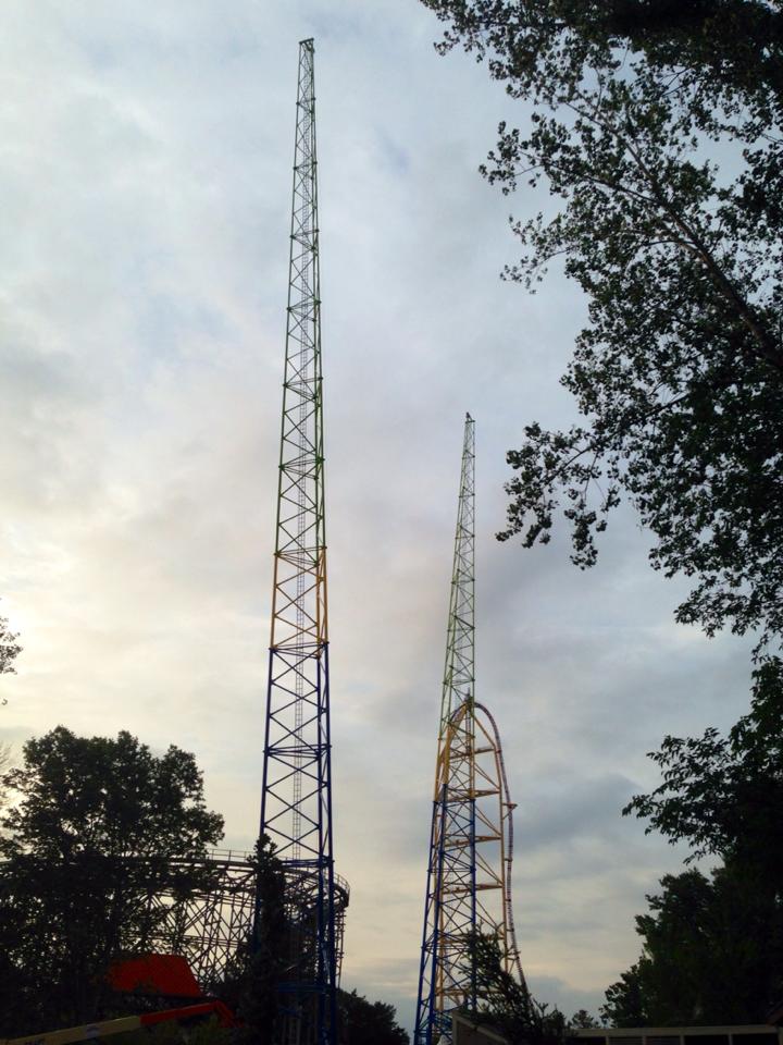 Cedar Point Slingshot Installation