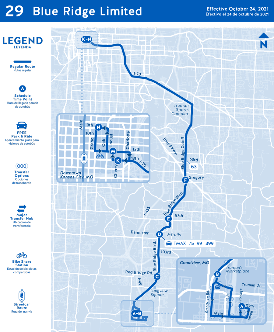 29 Blue Ridge Limited Routes RideKC
