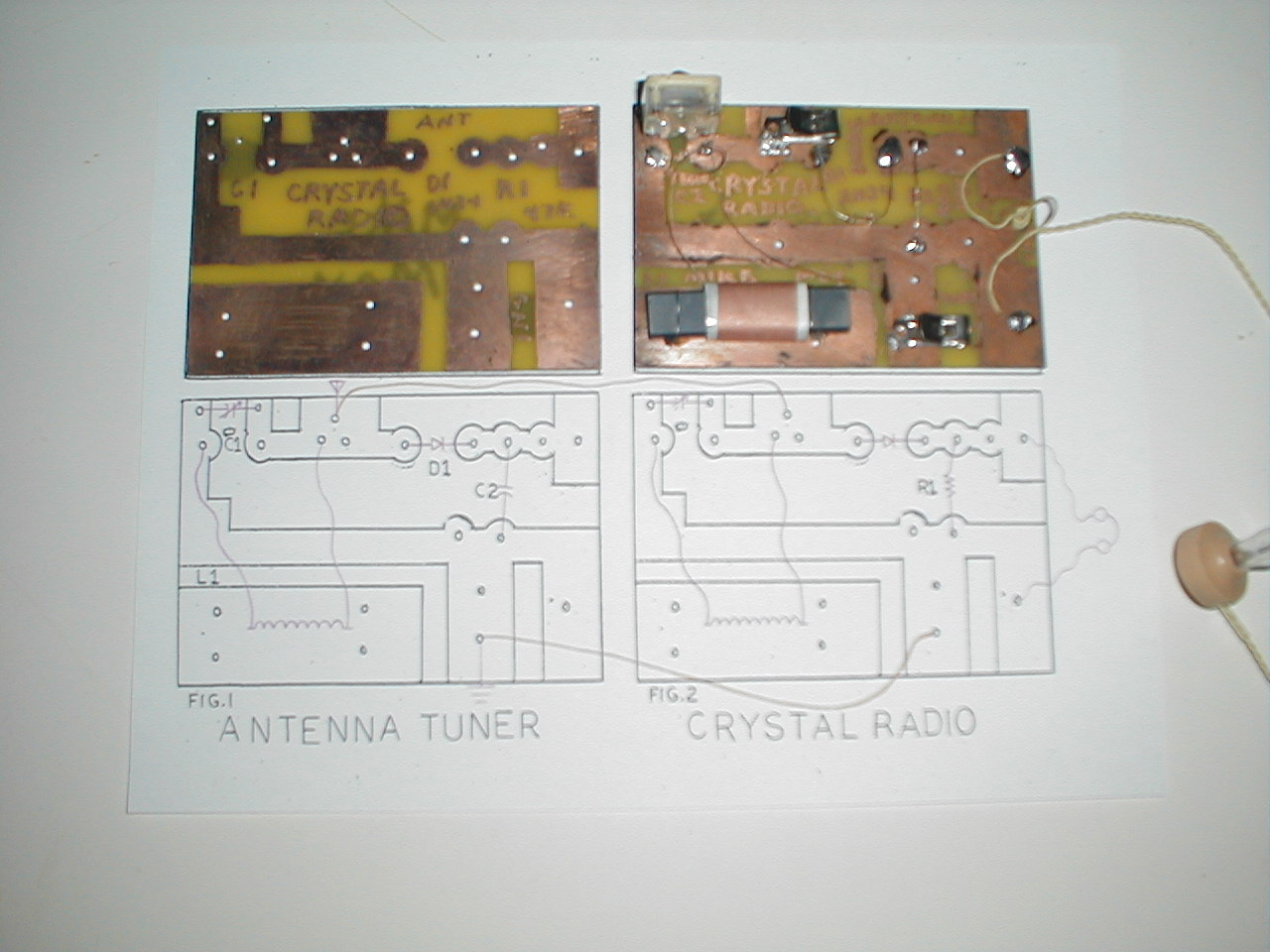 Antenna Tuner and Crystal Radio Set