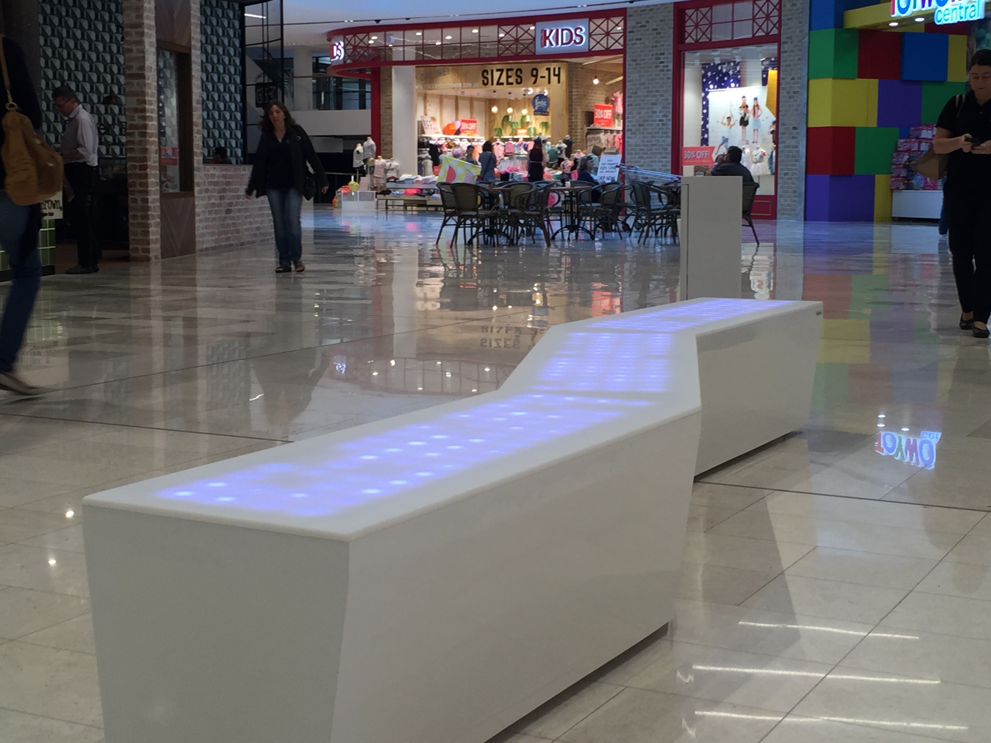Digital furniture adds sparkle at Eastland Ride On!