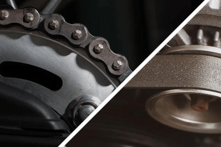 Belt Drive Vs Chain What’s the Difference b/w Them?